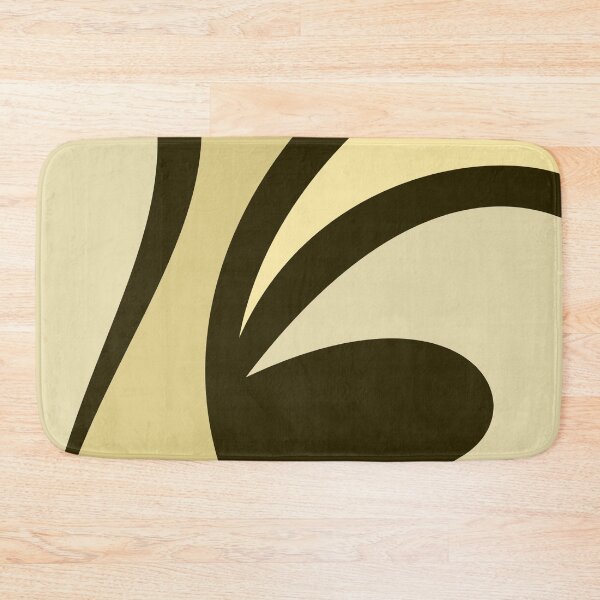 Item preview, Beige Wavy Curves Abstract designed and sold by studioart.