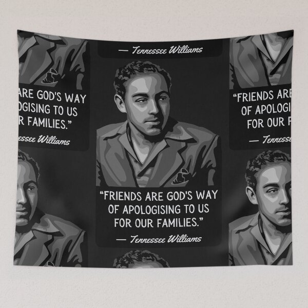 Item preview, Tennessee Williams Portrait and Quote designed and sold by Unhinged Heather.