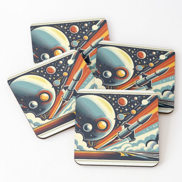 Item preview, Retro Space Poster designed and sold by SpaLaxy Store.