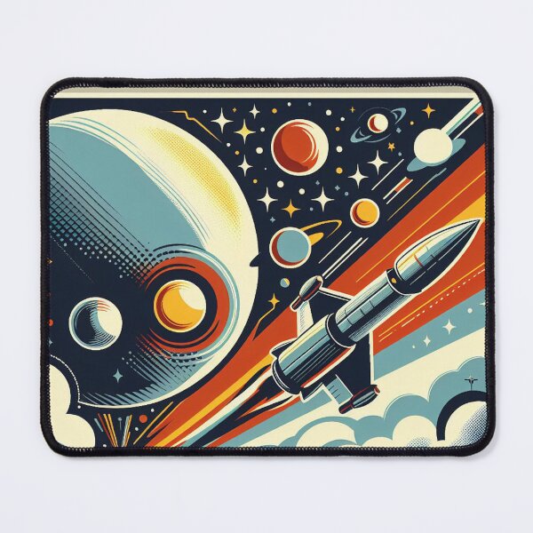 Item preview, Retro Space Poster designed and sold by SpaLaxy Store.