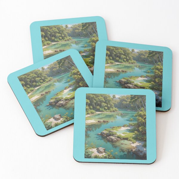 Item preview, Secluded lagoon 1 designed and sold by seahorse crossing.