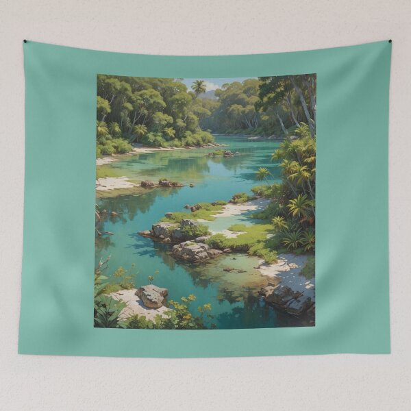 Item preview, Secluded lagoon 1 designed and sold by seahorse crossing.