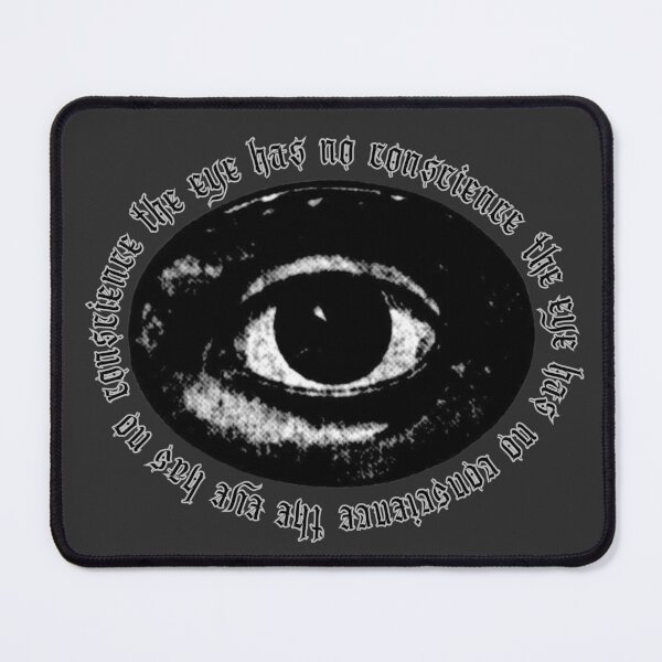 Item preview, Gothic Eye Word Art Screenprint - Black Version designed and sold by Arcane Orchid.