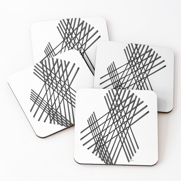 Item preview, Abstract Black Grey 61524 designed and sold by mandalafractal.