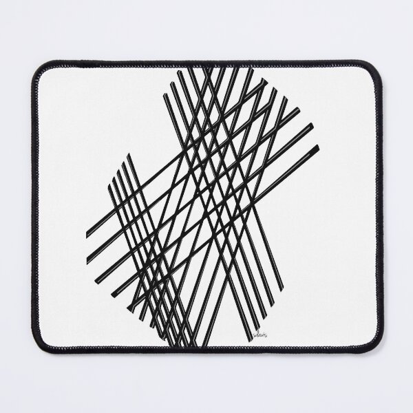 Item preview, Abstract Black Grey 61524 designed and sold by mandalafractal.