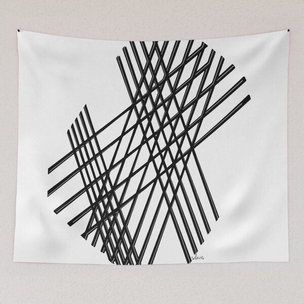 Item preview, Abstract Black Grey 61524 designed and sold by mandalafractal.