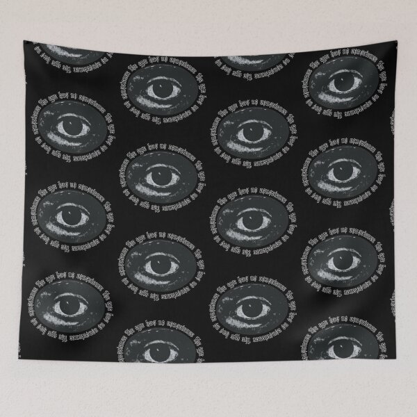 Item preview, Gothic Eye Word Art Screenprint - Weathered Version designed and sold by Arcane Orchid.