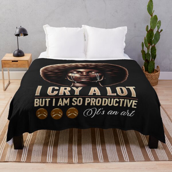 Item preview, I Cry A Lot But I Am So Productive It's An Art designed and sold by skeastore.