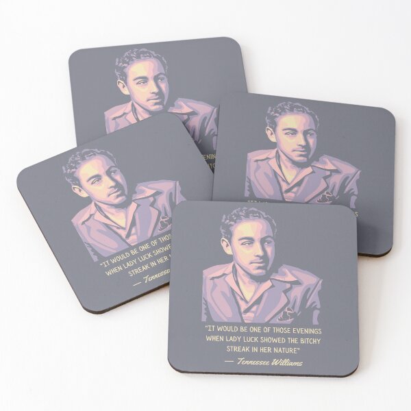 Item preview, Tennessee Williams Portrait and Quote designed and sold by Unhinged Heather.