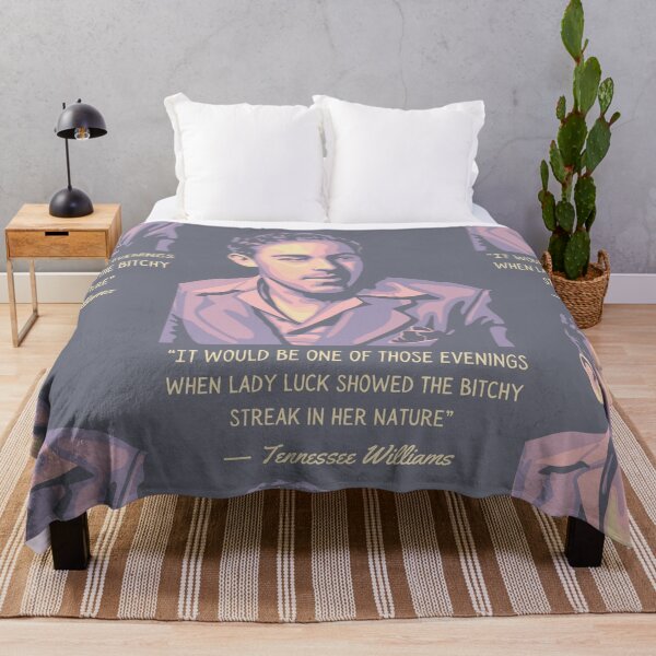 Item preview, Tennessee Williams Portrait and Quote designed and sold by Unhinged Heather.