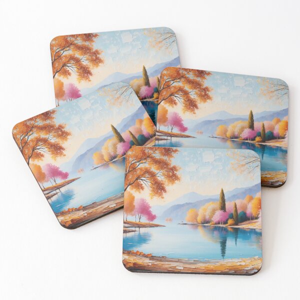 Item preview, Autumn Serenity by the Lakeside designed and sold by ArtComixHaven.