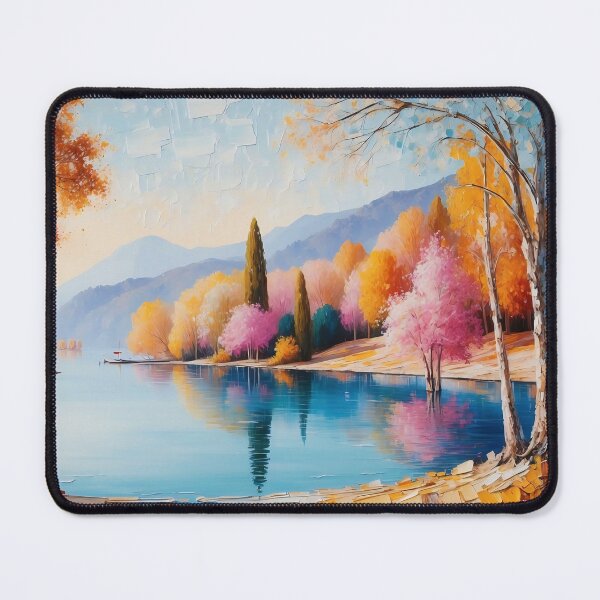 Item preview, Autumn Serenity by the Lakeside designed and sold by ArtComixHaven.