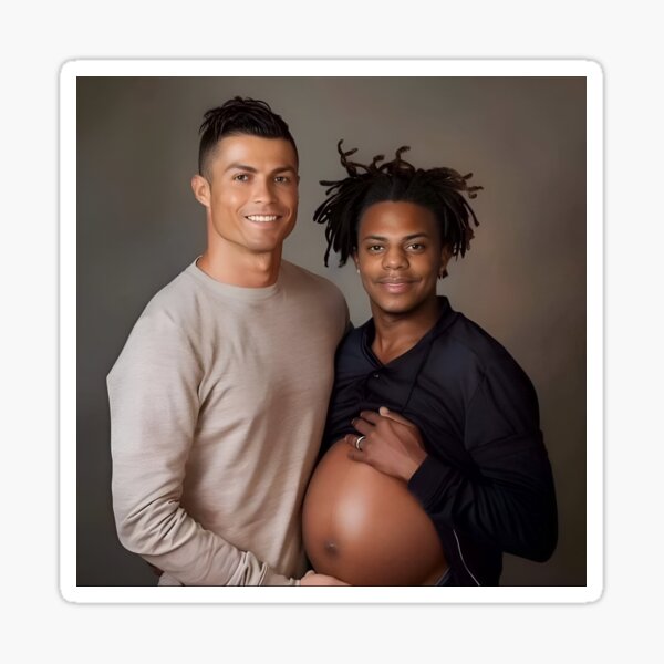 Item preview, Cristiano Ronaldo and IShowSpeed pregnant. designed and sold by javiixuuuu.