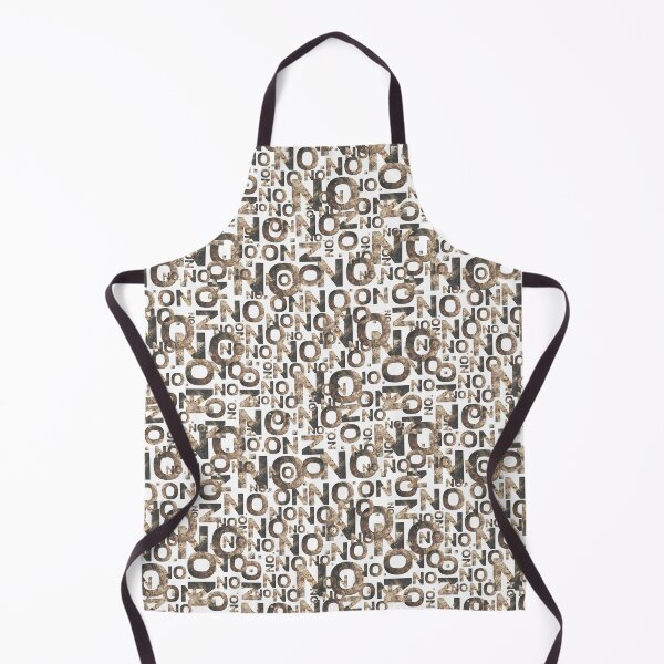 Item preview, "No" pattern | word pattern | Brown grunge texture designed and sold by GeorgetaHere.