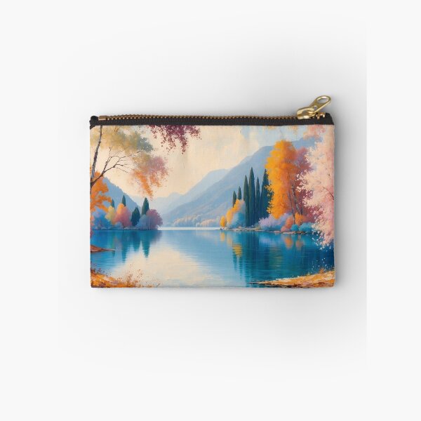 Item preview, Title: Autumn's Reflections on Tranquil Waters designed and sold by ArtComixHaven.