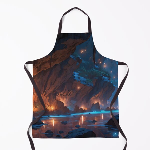 Item preview, Title: Enchanted Cavern A Mystical Evening Journey designed and sold by ArtComixHaven.