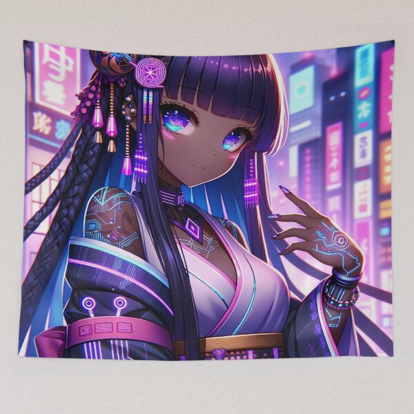 Item preview, Neon Cyber Empress designed and sold by The Journey Ain't Mid.
