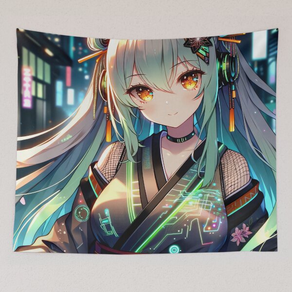 Item preview, Neon Cyber Princess designed and sold by The Journey Ain't Mid.