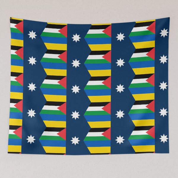 Item preview, Minnesota Palestine/Ukraine Support Flag designed and sold by Pasta ◈.