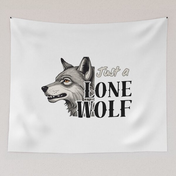 Item preview, just a lone wàlf designed and sold by DesignNadine.