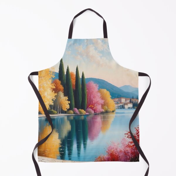 Item preview, Autumn by the Lake: A Serene Watercolour Landscape designed and sold by ArtComixHaven.