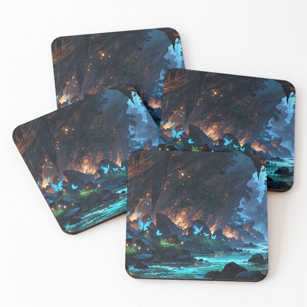 Item preview, Mystic Cavern: A Luminescent Wilderness designed and sold by ArtComixHaven.