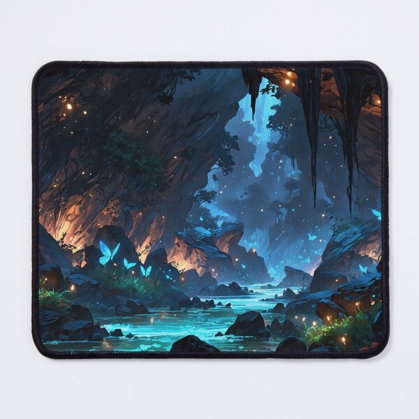 Item preview, Mystic Cavern: A Luminescent Wilderness designed and sold by ArtComixHaven.
