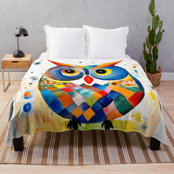 Item preview, Colorful Bright Owl #2 designed and sold by kuralesya.