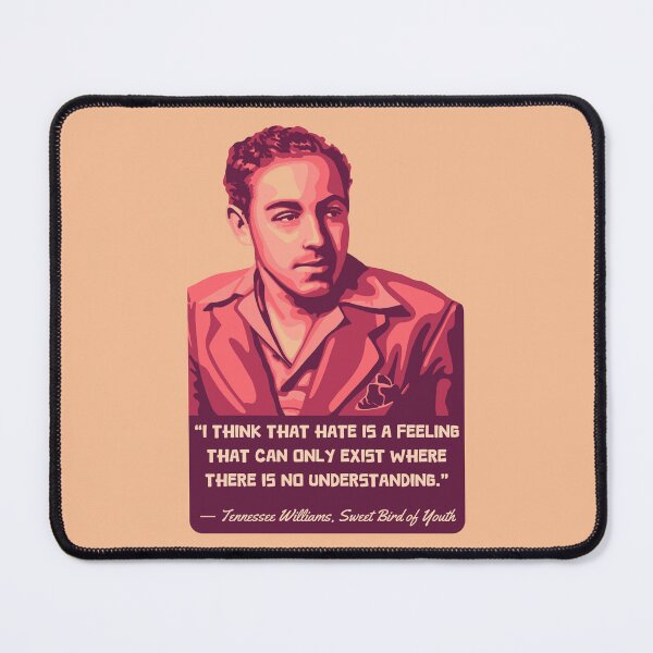 Item preview, Tennessee Williams Portrait and Quote designed and sold by Unhinged Heather.
