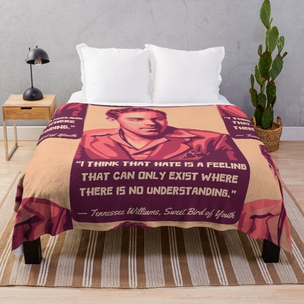 Item preview, Tennessee Williams Portrait and Quote designed and sold by Unhinged Heather.