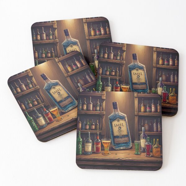 Item preview, Alcohol bottle, digital art,  designed and sold by Nomad-Maynard.