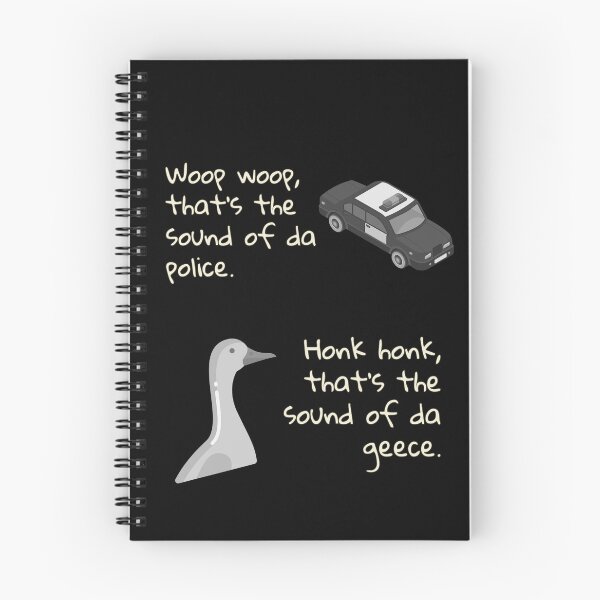 Item preview, Police Geese  B/W designed and sold by ClanRaeDesign.