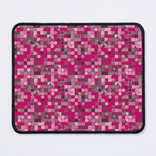 Item preview, Random Colorful Moon Phase Geometric Pattern Hot Pink designed and sold by EvergreenMotifs.