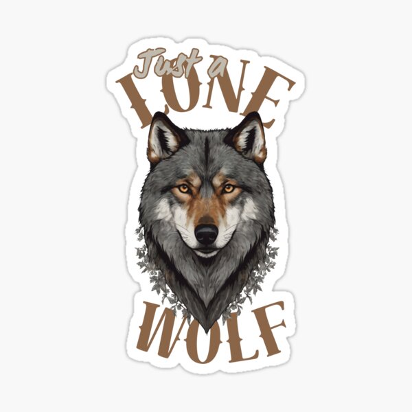 Aperçu de l'œuvre just a lone wolf créée et vendue par DesignNadine.