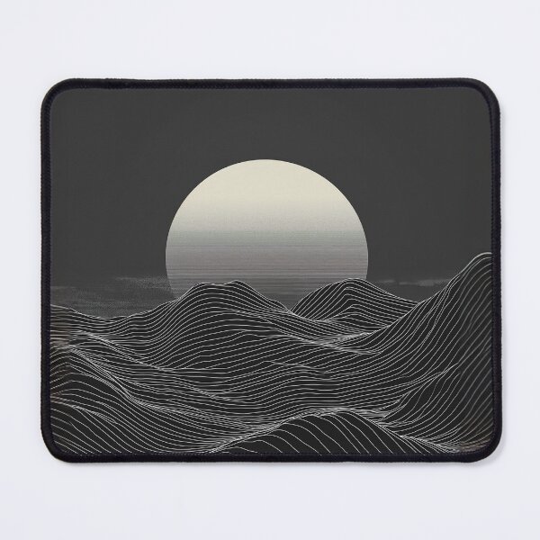 Item preview, Black and White Sun with Topo Lines designed and sold by sublimepw.