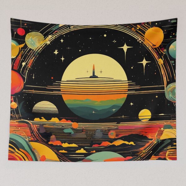 Item preview, Galactic voyage, lunar journey. designed and sold by Zofia Sosnecka.