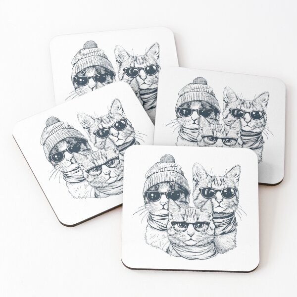 Item preview, Hipster Cats designed and sold by lordthebeard.