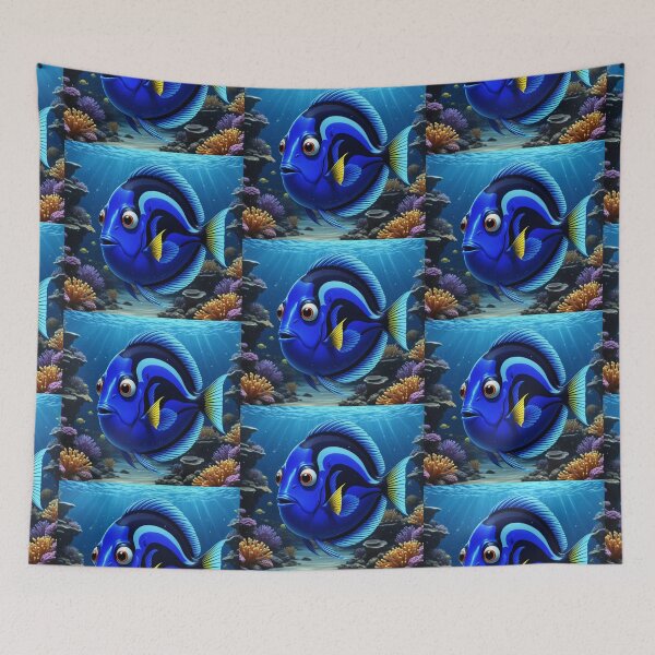 Item preview, Un pez azul. designed and sold by MihajloN.