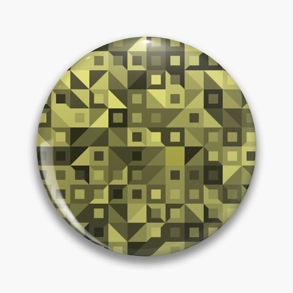 Item preview, Black & Varying Yellows Alternating Style Frames Geometric Tiles designed and sold by EvergreenMotifs.