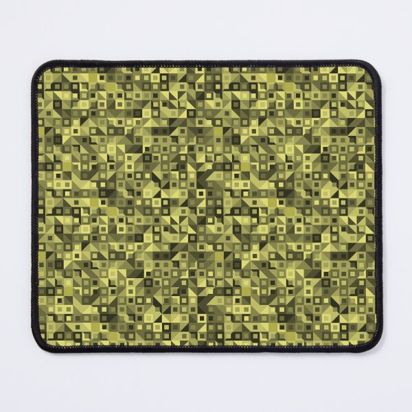 Item preview, Black & Varying Yellows Alternating Style Frames Geometric Tiles designed and sold by EvergreenMotifs.