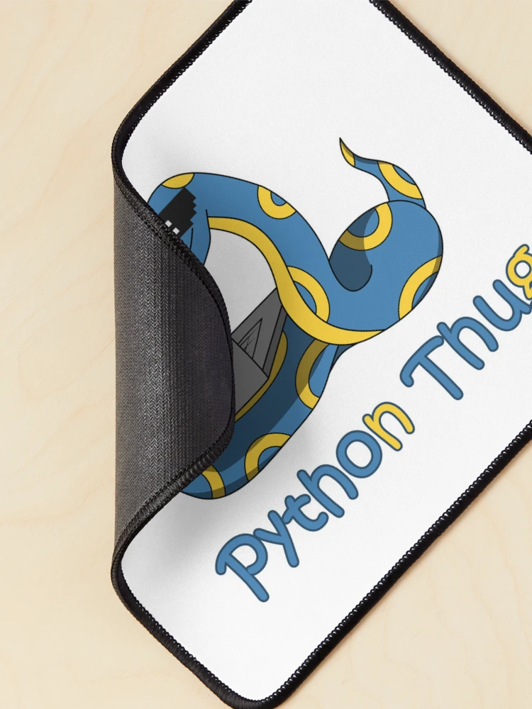 Thumbnail 2 of 5, Mouse Pad, Python Thug designed and sold by Reesh-Store.