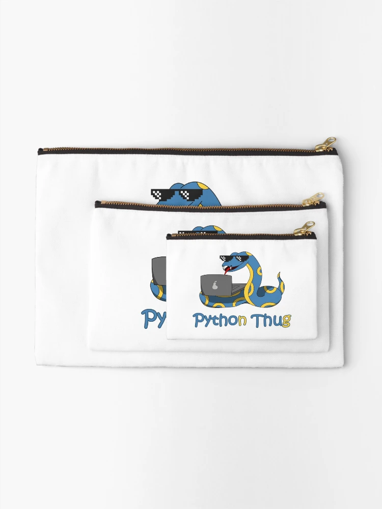 Thumbnail 2 of 4, Zipper Pouch, Python Thug designed and sold by Reesh-Store.