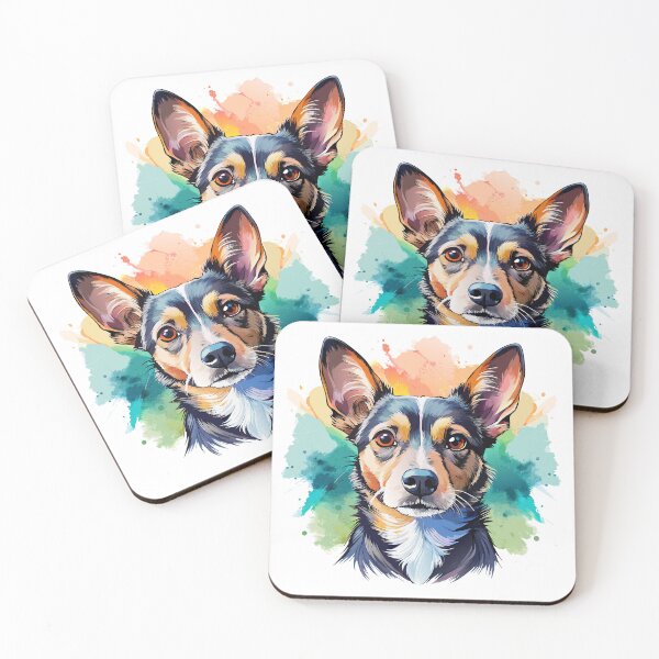 Item preview, Pet Dog Portrait in Soft Watercolor designed and sold by niteshRart.