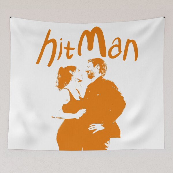 Item preview, Hit Man movie design Glen Powell and Adria Arjona designed and sold by ironpalette.