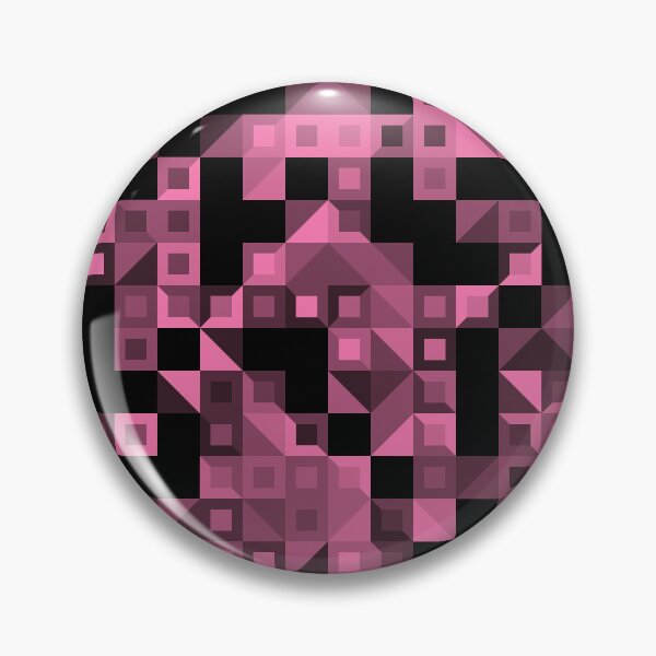 Item preview, Black & Varying Pink Alternating Style Frames Geometric Tiles designed and sold by EvergreenMotifs.