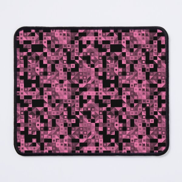 Item preview, Black & Varying Pink Alternating Style Frames Geometric Tiles designed and sold by EvergreenMotifs.