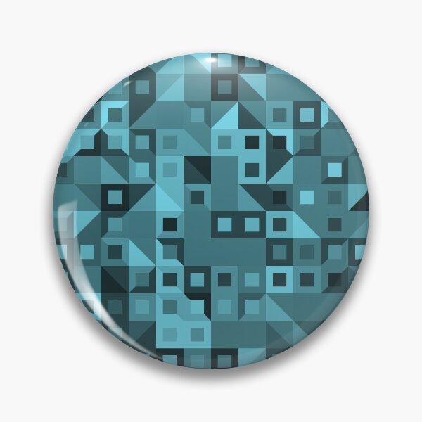 Item preview, Various Teal Colored Alternating Style Frames Geometric Tiles designed and sold by EvergreenMotifs.