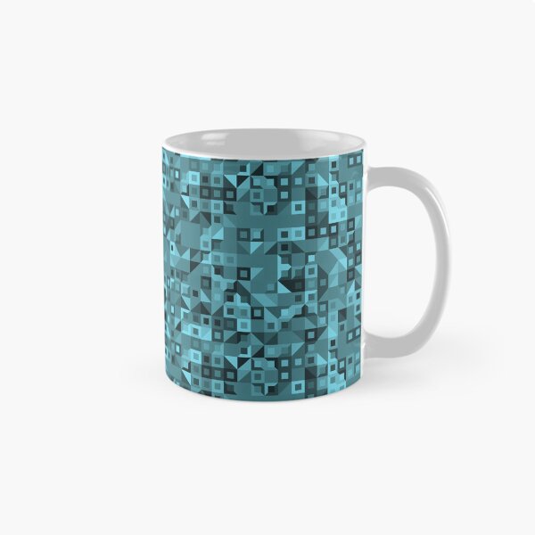 Item preview, Various Teal Colored Alternating Style Frames Geometric Tiles designed and sold by EvergreenMotifs.