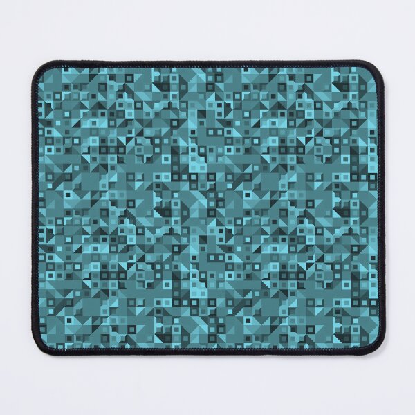Item preview, Various Teal Colored Alternating Style Frames Geometric Tiles designed and sold by EvergreenMotifs.