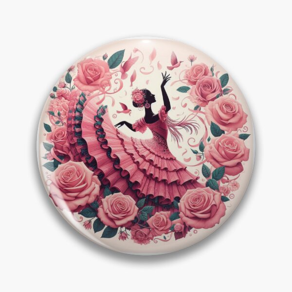 Item preview, Girl Dancing Flamenco designed and sold by AIrtisticPrints.
